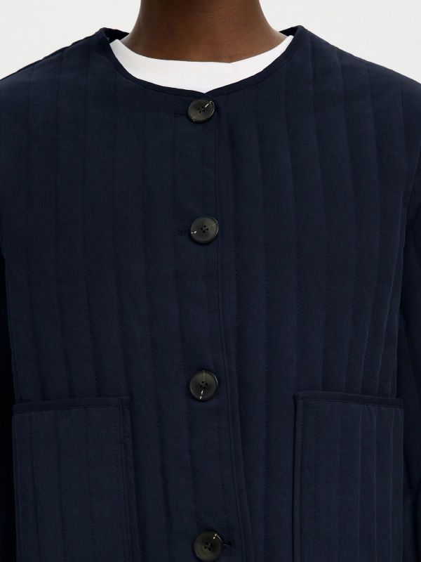 SLF Malina Quilted Jacket Dark Sapphire  (16099784 DARK SAPPHIRE) - MerkenOutlet