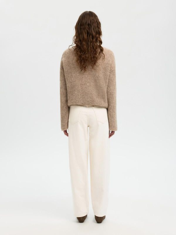 SLF Barrel Ebba HW Jeans Egret  (16100266 EGRET) - MerkenOutlet