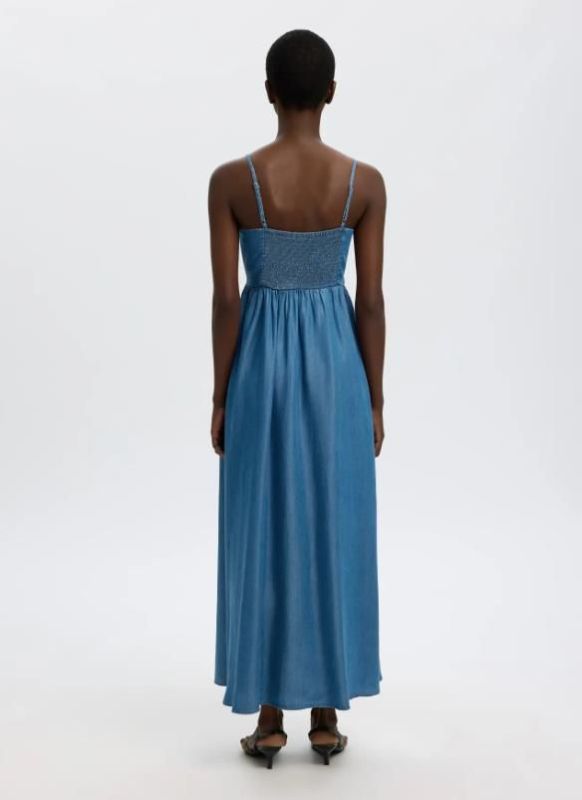 SLF Janna Regular SL Ankle Dress Medium Blue Denim  (16101558 MEDIUM BLUE DENIM) - MerkenOutlet