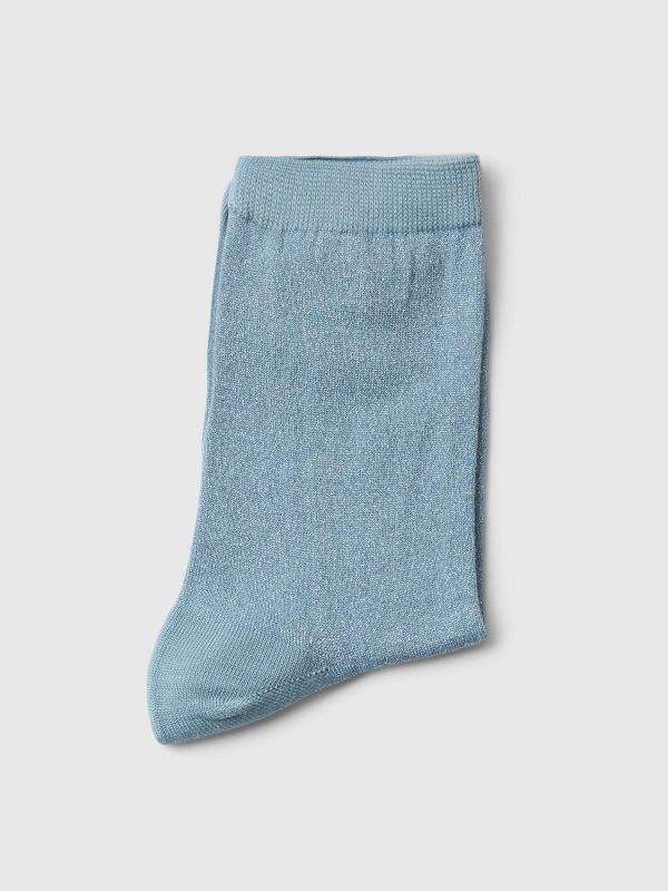 SLW Kim Sock Dusty Blue  (16089319 DUSTY BLUE) - MerkenOutlet