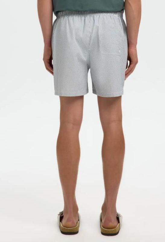 SLH Cooper Seersucker Swimshorts Blue Mirage/Egret  (16089429 Blue Mirage W. EGRET) - MerkenOutlet
