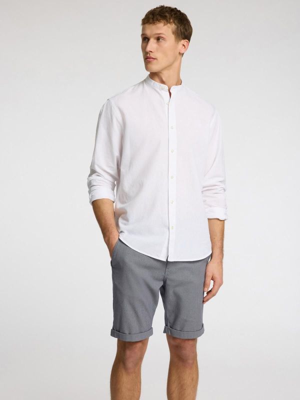 SLH Slim-Luton Flex Shorts Oceana  (16092357 OCEANA OATMEAL) - MerkenOutlet
