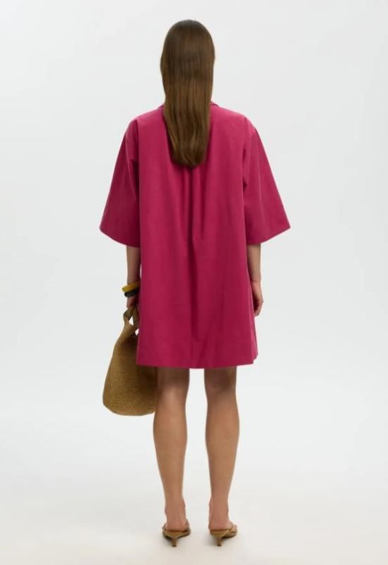SLF Talia Oversize 3/4 Short Dress Anemmone  (16098701 ANEMMONE) - MerkenOutlet