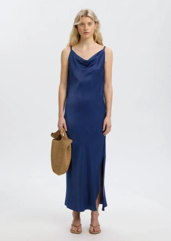 SLF Giona Slim Ankle Strap Dress Ocean Cavern  (16100646 OCEAN CAVERN) - MerkenOutlet