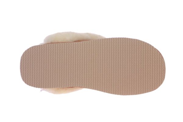 Shepherd Jessica Camel Pantoffel  (468056) - MerkenOutlet