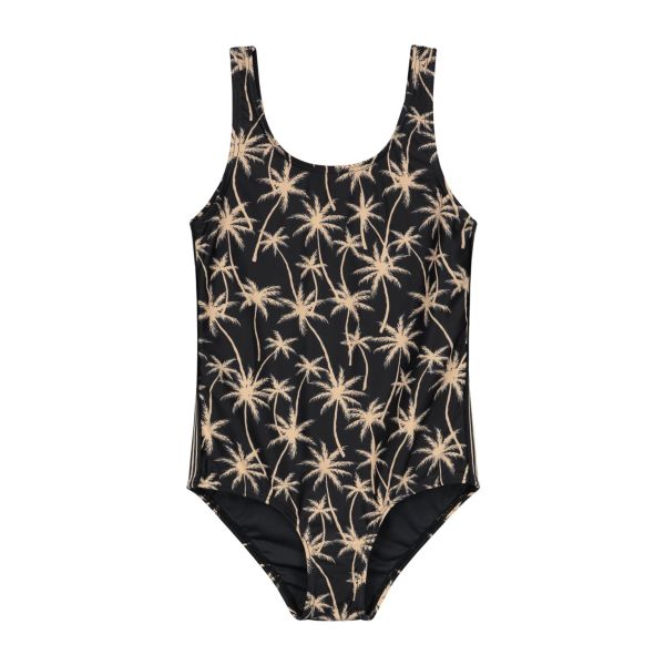 Shiwi Girls Ruby Swimsuit Vacation Palm Black  (6422250030-999) - MerkenOutlet