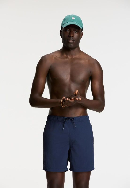 Shiwi Nick Quick Dry Swim Shorts Solid Blue Dark Navy  (1525206100-6054) - MerkenOutlet