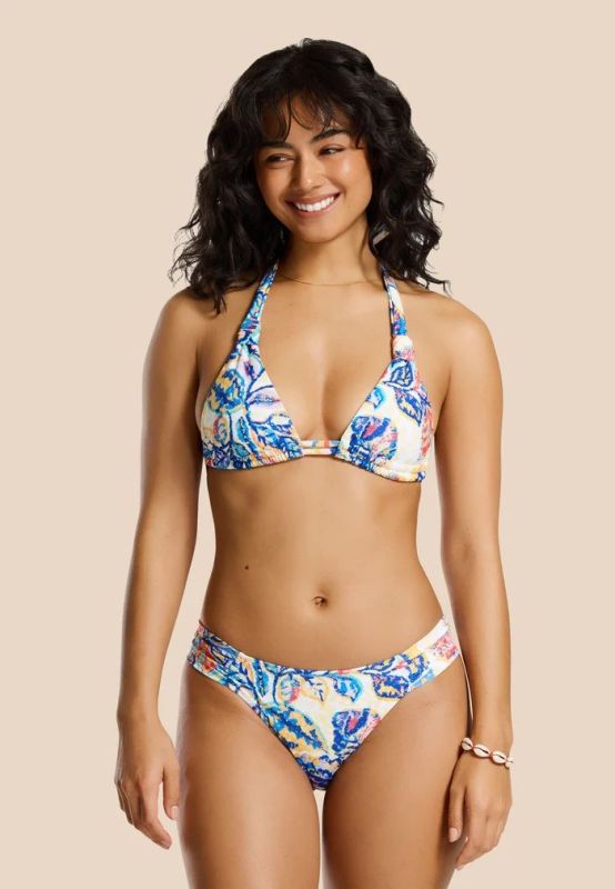 Shiwi Ladies Bibi Bikini Set Brunch Flower Blue  (5425223195-6235) - MerkenOutlet