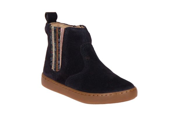 Shoopom Play New Shine Blauwe Enkellaars  (PLAYNEWSHINE-NAVY) - MerkenOutlet