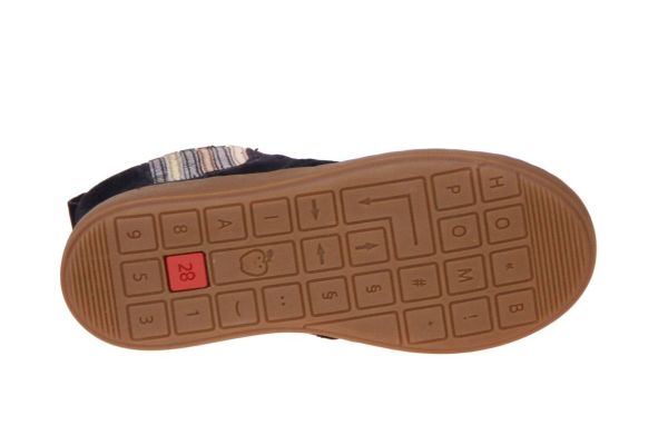 Shoopom Play New Shine Blauwe Enkellaars  (PLAYNEWSHINE-NAVY) - MerkenOutlet