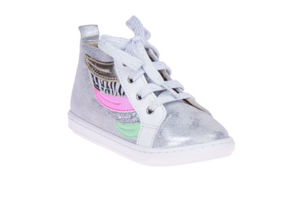 Shoo Pom Bouba Wings Zilveren Sneaker  (BOUBA-WINGS) - MerkenOutlet