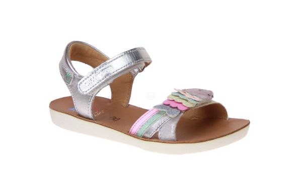 Shoopom Goa Bubulle Zilveren Sandaal  (GOA-BUBULLE) - MerkenOutlet