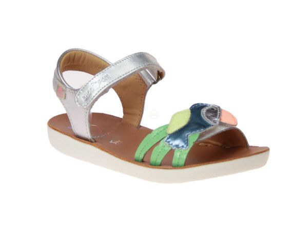 Shoopom Goa Toucan Zilveren Sandaal  (GOA-TOUCAN) - MerkenOutlet