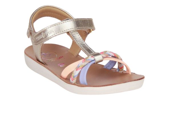 Shoopom Goa Salome Sandaal Goud  (GOA SALOME PLATINE MULTI) - MerkenOutlet