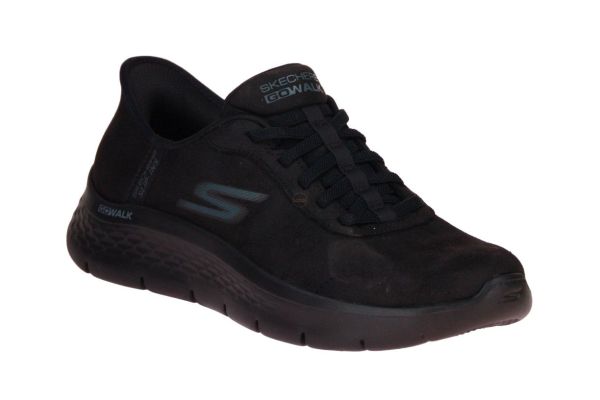 Skechers Slip-ins Go Walk Flex-Mali Zwarte Sneaker  (124837-BBK) - MerkenOutlet