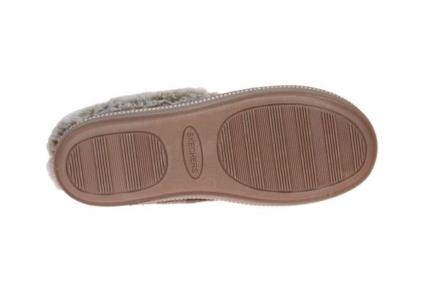 Skechers Cozy Campfire Taupe Pantoffel  (167625-TPE) - MerkenOutlet