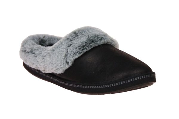 Skechers Cozy Campfire Zwarte Pantoffel  (167625-BLK) - MerkenOutlet
