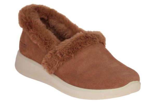 Skechers Slip-Ins Cozy Escape Snowy Bliss Chestnut  (168118-CSNT) - MerkenOutlet