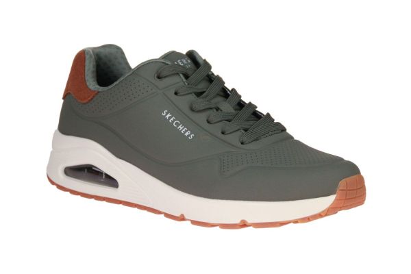Skechers Uno-Suited On Air Kaki Sneaker  (183004-OLV) - MerkenOutlet