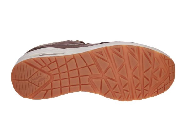 Skechers Uno Retro One Sneaker Bruin  (183020-BRN) - MerkenOutlet