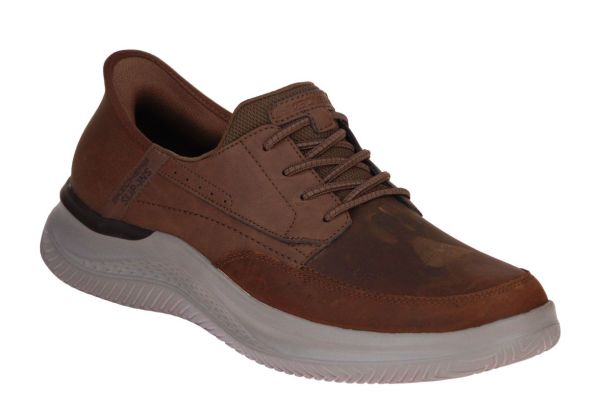 Skechers Slip-Ins Hasting Rory Dark Brown  (205211-CDB) - MerkenOutlet