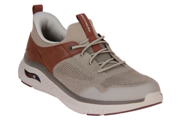 Skechers Slip-Ins Arch Fit Crosser Emeric Taupe Brown  (205340-TPBR) - MerkenOutlet