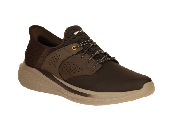 Skechers Slip-Ins Slade Macklin Chocolate  (210890-CHOC) - MerkenOutlet