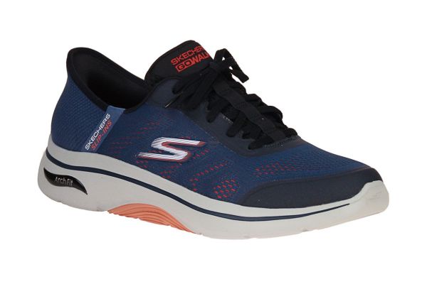 Skechers Slip-Ins Go Walk Arch Fit 2.0 Navy/Orange  (216604-NVOR) - MerkenOutlet