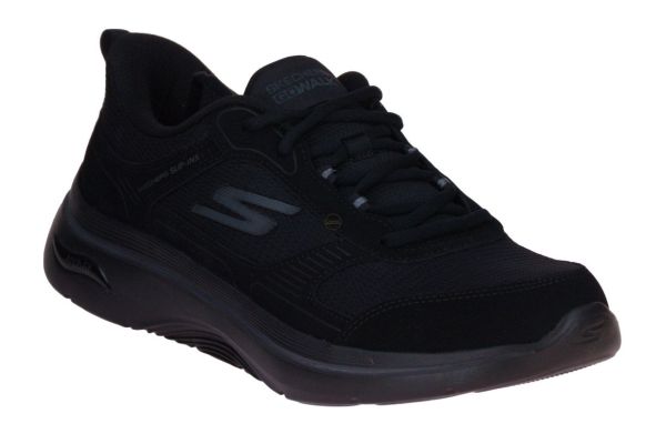 Skechers Slip-Ins Go Walk Arch Fit 2.0 Seared Black  (216650-BBK) - MerkenOutlet