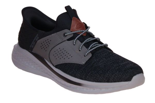 Skechers Slip-Ins Slade Caster Black/Grey  (210889-BKGY) - MerkenOutlet