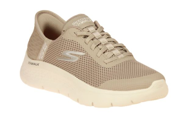 Skechers Slip-ins Go Walk Flex Taupe  (124836-TPE) - MerkenOutlet