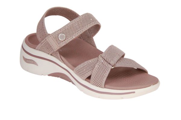 Skechers Go Walk Arch Fit 2.0 Sandal Taupe  (140878-TPE) - MerkenOutlet