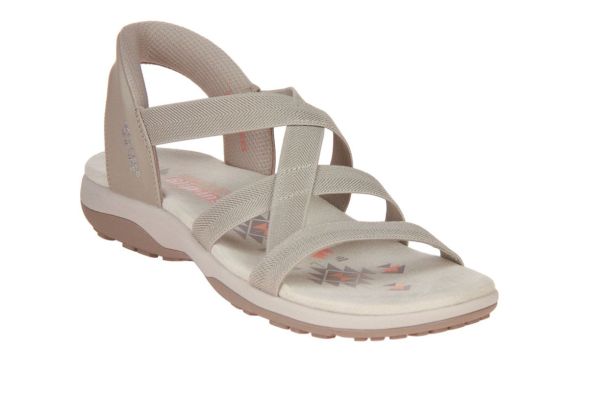 Skechers Slip-Ins Sandaal Taupe  (163460-TPE) - MerkenOutlet