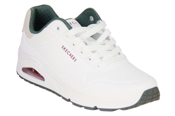 Skechers Uno Suited On Air White/Green  (183004-WGRN) - MerkenOutlet