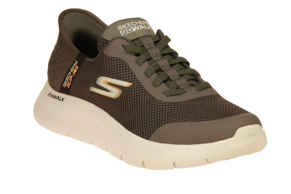 Skechers Slip-ins Go Walk Kaki  (216324-BRN) - MerkenOutlet