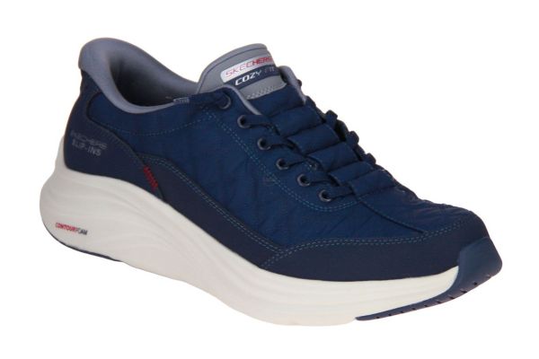 Skechers Slip-Ins Contour Foam Cozy Fit Navy/Gray  (232619-NVGY) - MerkenOutlet