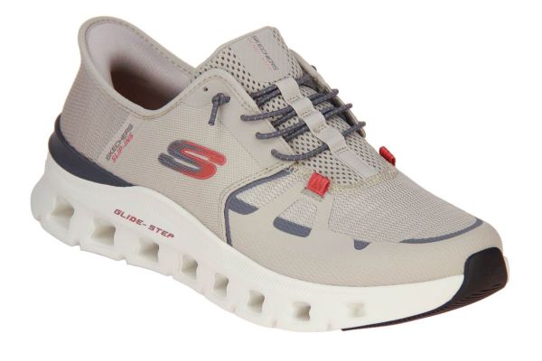 Skechers Slip-Ins Glide Step Pro Taupe/Orange  (232930-TPOR) - MerkenOutlet