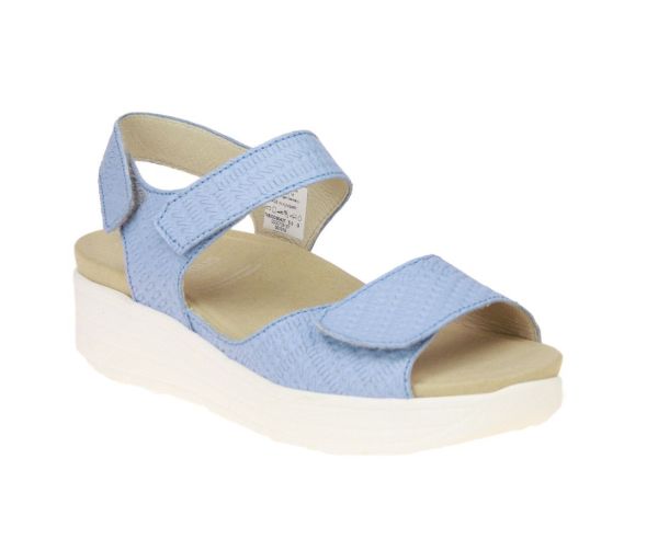 Solidus Greta Licht Blauwe Sandaal G-leest  (48000-80437) - MerkenOutlet