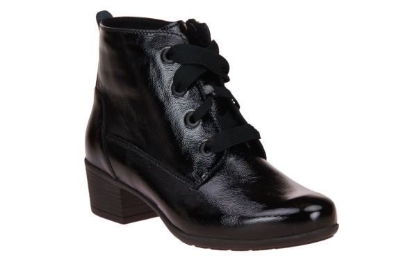 Solidus Kerry Zwarte Veterlaars K-leest  (35019-00691) - MerkenOutlet