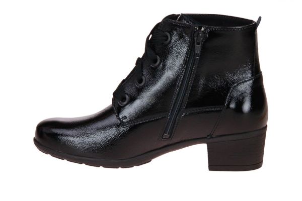 Solidus Kerry Zwarte Veterlaars K-leest  (35019-00691) - MerkenOutlet