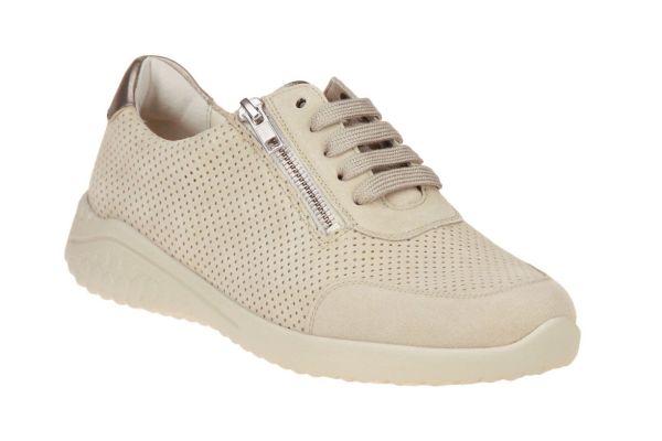 Solidus Kyle Beige Sneaker K-leest Uitneembaar Voetbed  (60003-40465) - MerkenOutlet