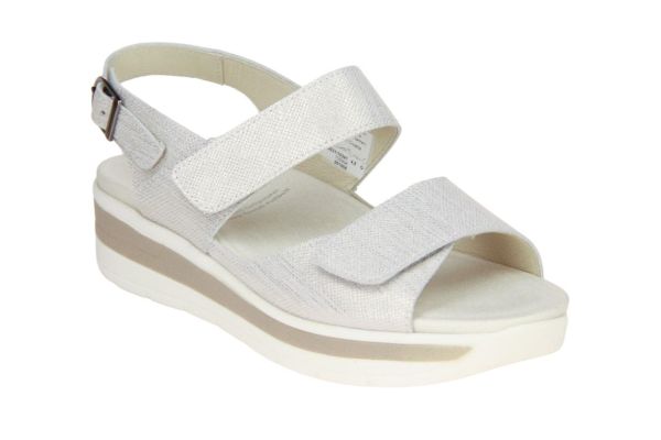 Solidus Greta Sandaal Wit G-leest  (48031-10341) - MerkenOutlet