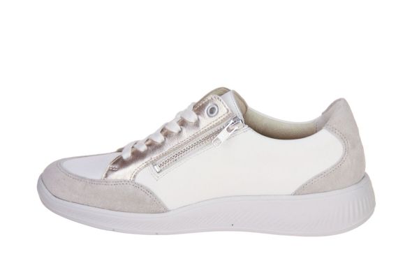 Solidus Kalea Sneaker Wit-Goud K-leest  (65029-21041) - MerkenOutlet