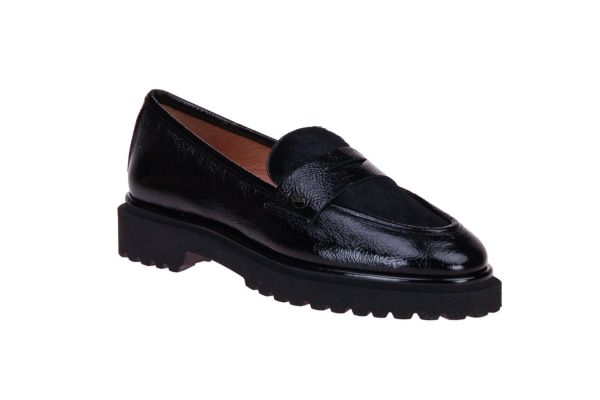 Status Zwarte Moccasin Lak  (A235) - MerkenOutlet