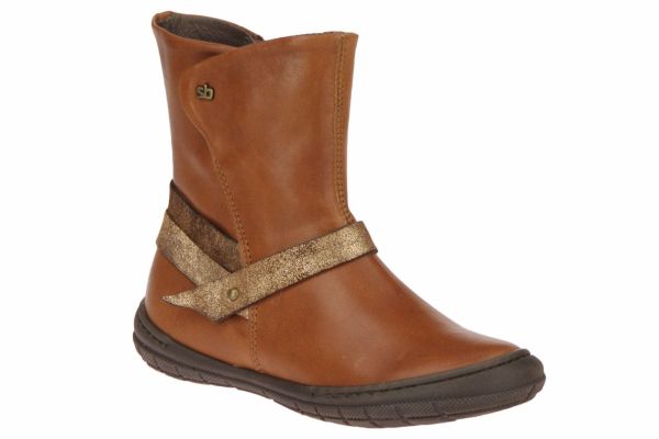 Stones and Bones Milla Cognac Korte Laars  (3511) - MerkenOutlet