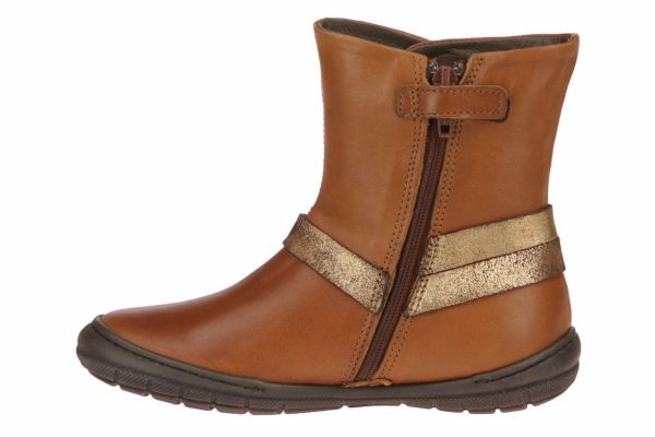 Stones and Bones Milla Cognac Korte Laars  (3511) - MerkenOutlet