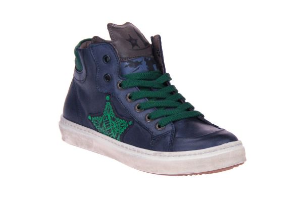 Stones and Bones Coffo Blauwe Sneaker  (4013) - MerkenOutlet