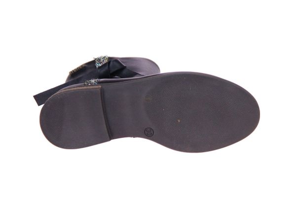 Stones and Bones Grain Zwarte Korte Laars  (4027) - MerkenOutlet