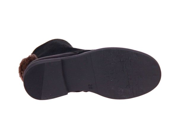 Stones and Bones Falp Zwarte Veterboot  (FALP-BLACK) - MerkenOutlet