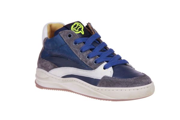 Stones and Bones Tipos Taupe-Blauwe Sneaker  (TIPOS-TAUPE) - MerkenOutlet